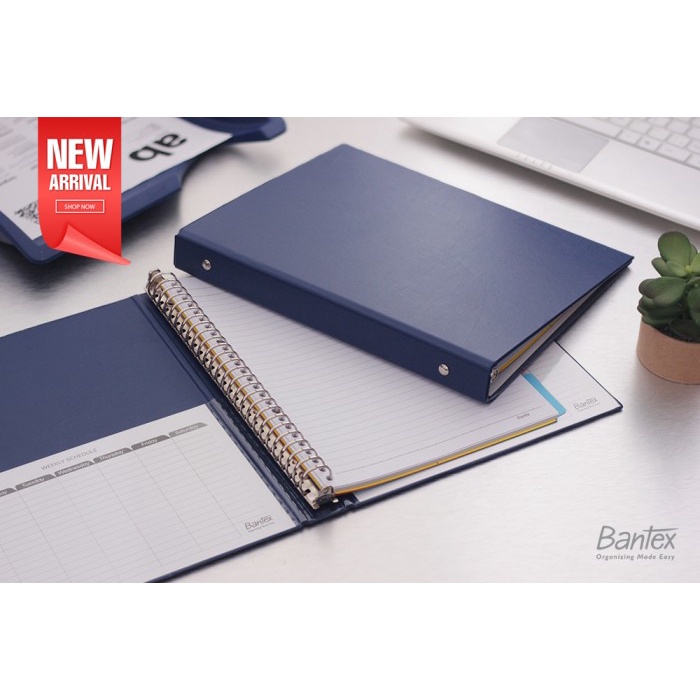 

TERMURAH Bantex Multiring Binder 26 Ring 25mm B5 Blue #1326 01 Code 1190