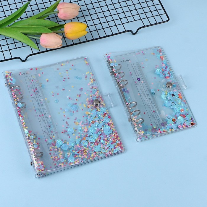 

OBRAL Binder A5 & A6 - 6 Ring Manik Sequin Code 3660