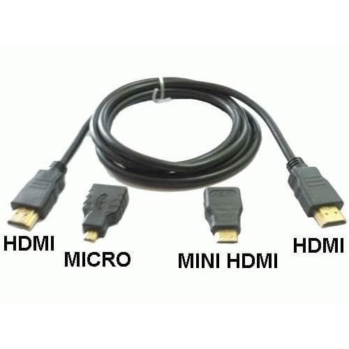Kabel HDMI 3 in 1 M-TECH Hdmi to Hdmi, Mini &amp; Mikro