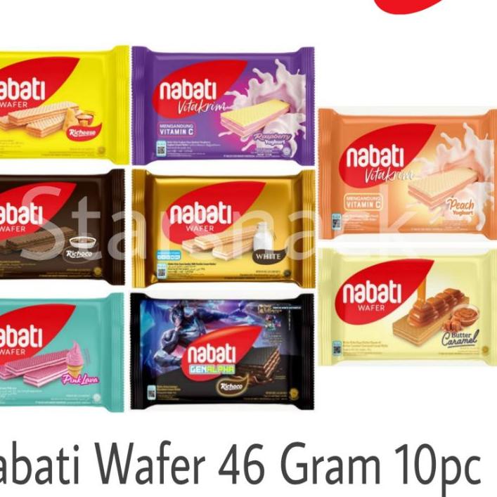 

ㅧ Richeese Nabati Wafer 42 Gram isi 10pc ⇠