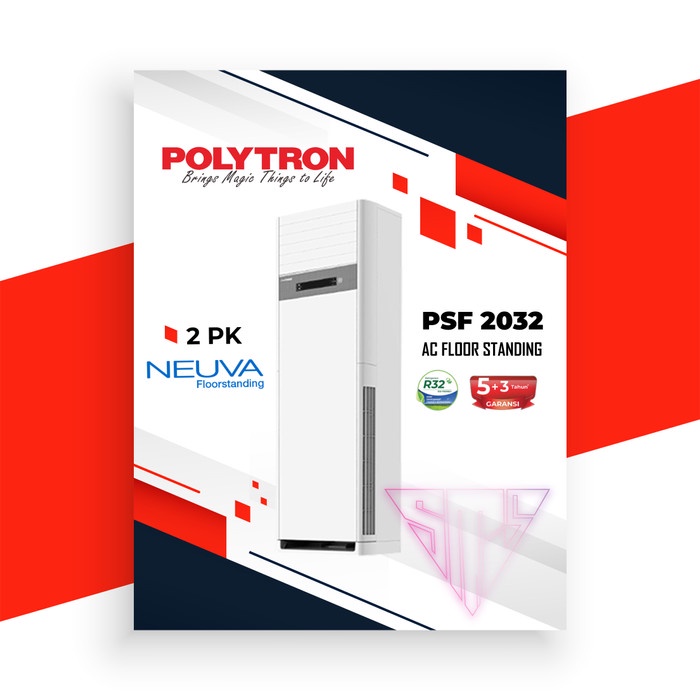 AC POLYTRON FLOOR STANDING 2 PK PSF-2003