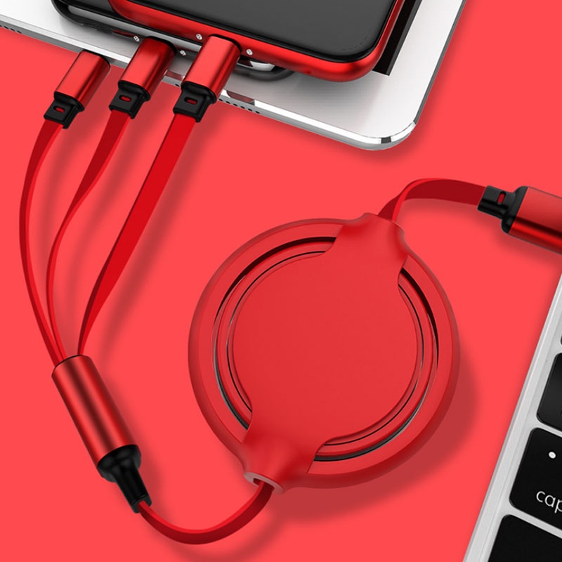 Kabel Charge Usb Yang Dapat Ditarik Untuk Samsung S8 S10 Silikon Cair Lembut Type-c Fast Charge Untuk Huawei Mate20 P30