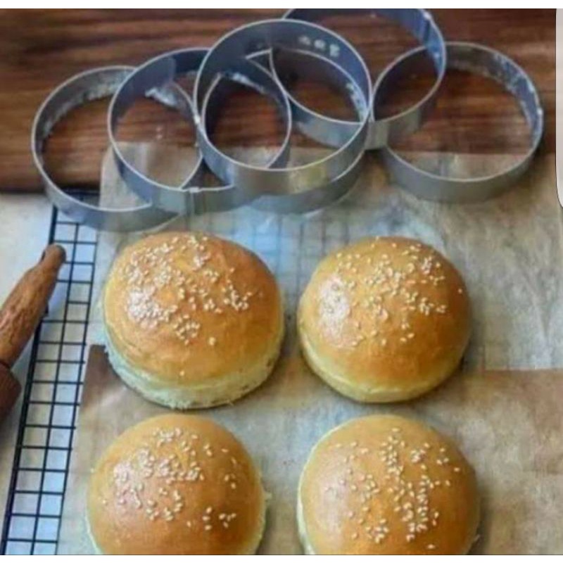 Ring Roti Burger / Ring Bundar / Ring roti Stenliess / cetakan roti viral