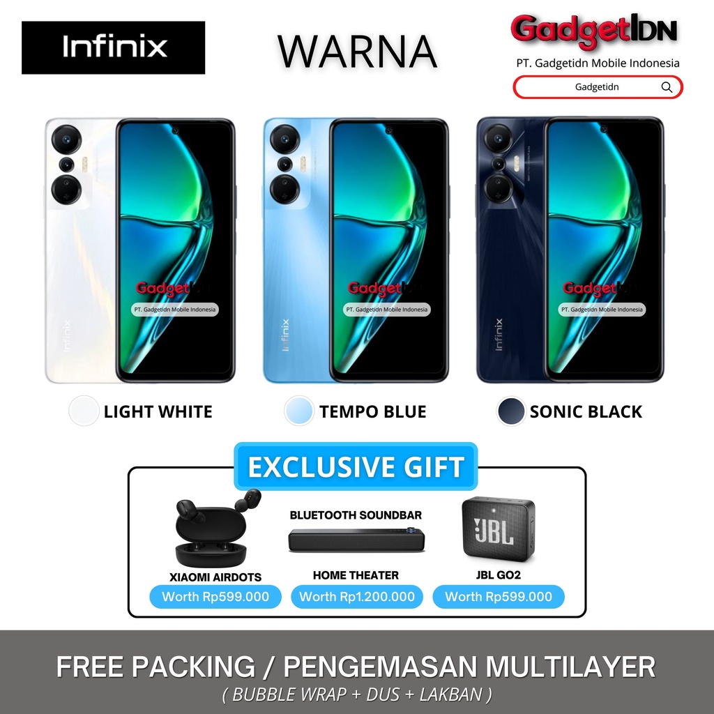 INFINIX HOT 20S 13/128GB (8GB + 5GB EXTENDED RAM) GARANSI RESMI INFINIX