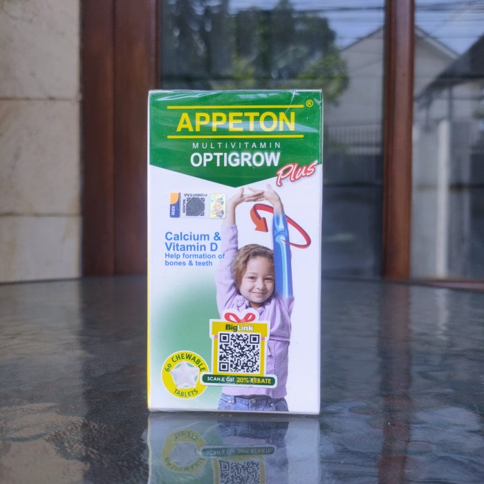 Appeton Weight Gain Anak Optigrow Vitamin Import