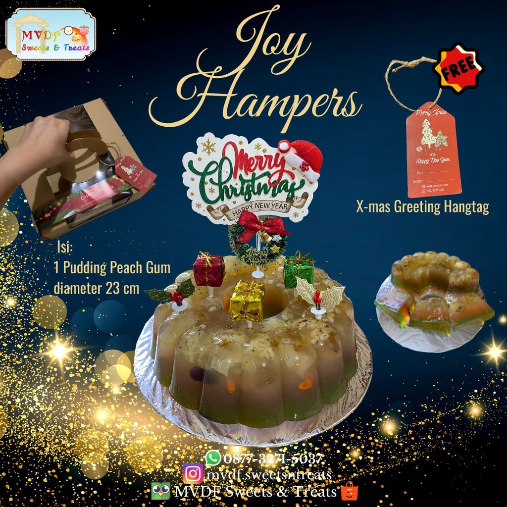 

Joy Christmas Hampers - Parcel Natal Jakarta Murah - Pudding Dessert Sehat