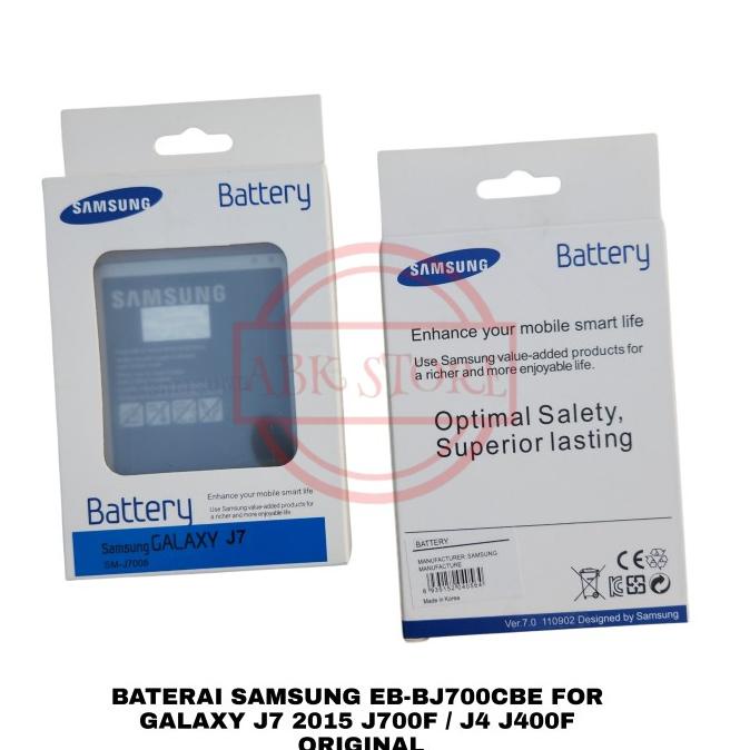 [Bisa COD] Batre Batere Battery Samsung Galaxy J7 2015 J700 J700F - On7 ORI 100%