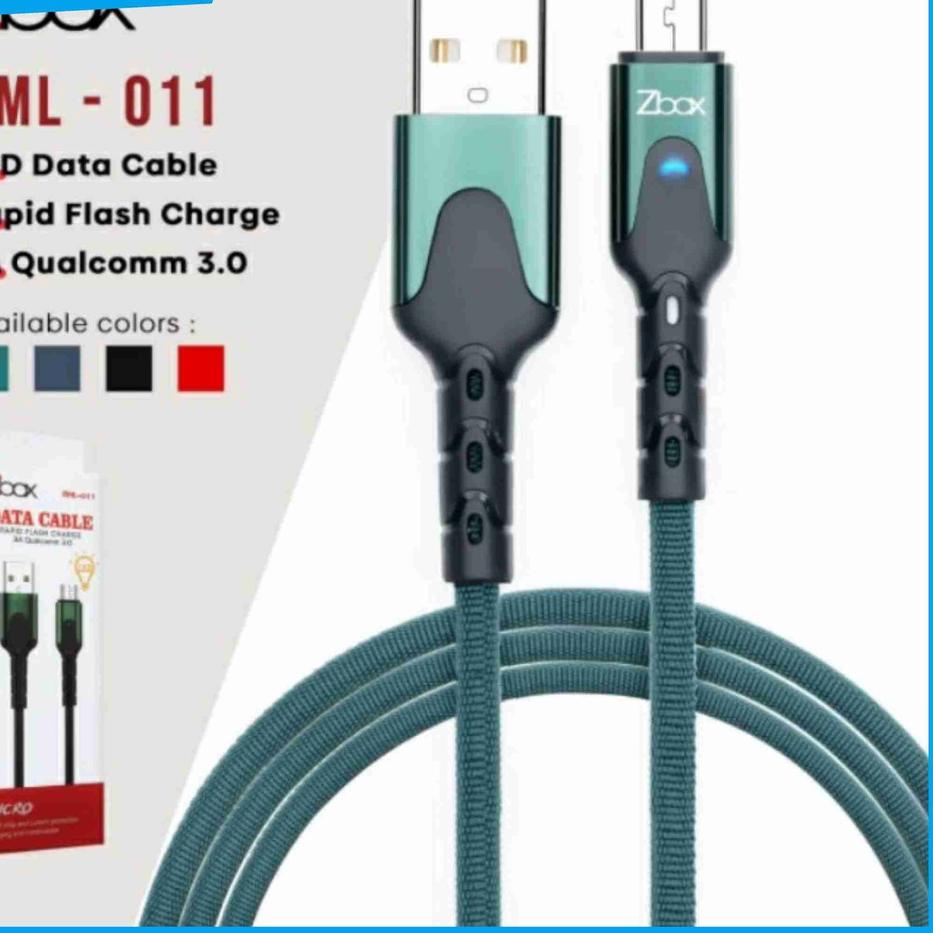 KABEL DATA ZBOX CML-011 MICRO | TYPE-C | LIGHTNING | KABEL USB MURAH