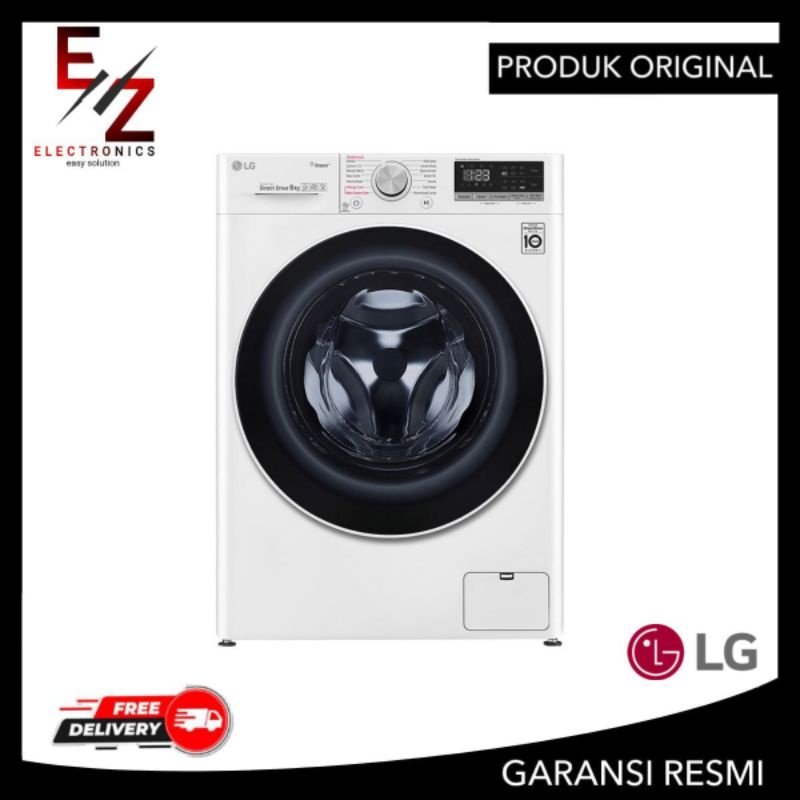 LG FV1285S3WS MESIN CUCI LG 8.5 Kg INVERTER MESIN CUCI FRONT LOADING ADD STEAM FV 1285S3WS