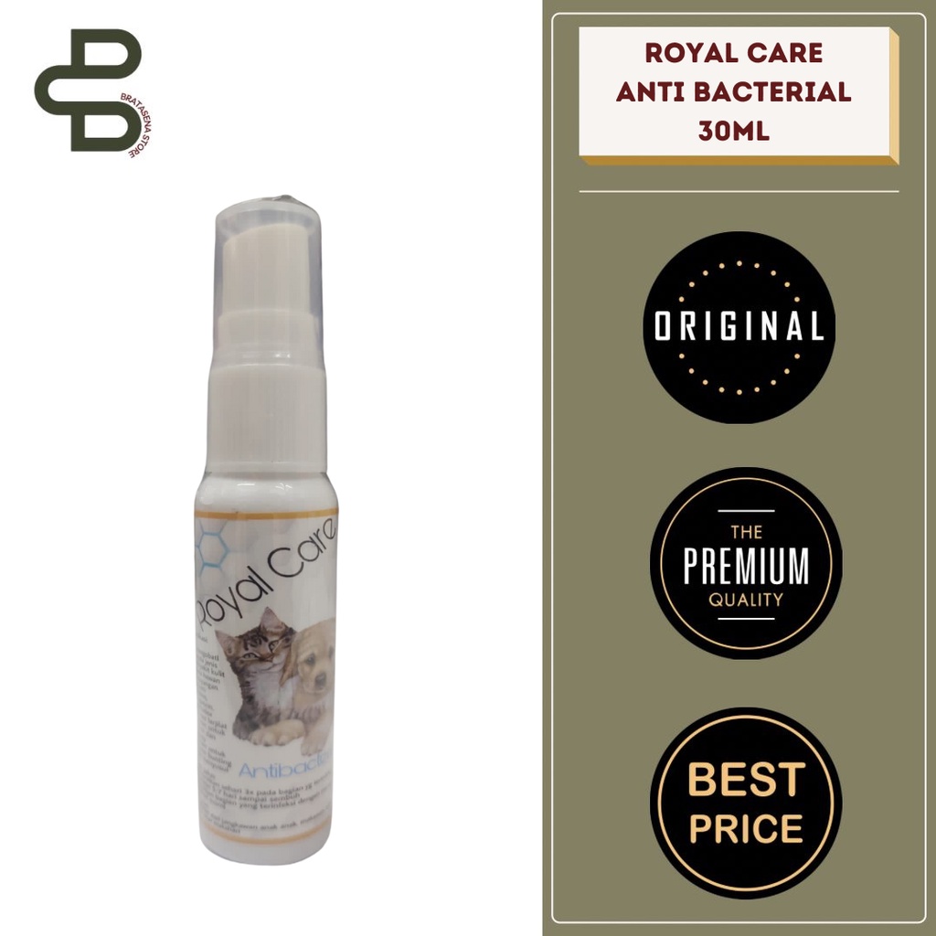 ROYAL CARE SPRAY ANTI BACTERIAL 30ML // OBAT JAMUR KUCING DAN ANJING