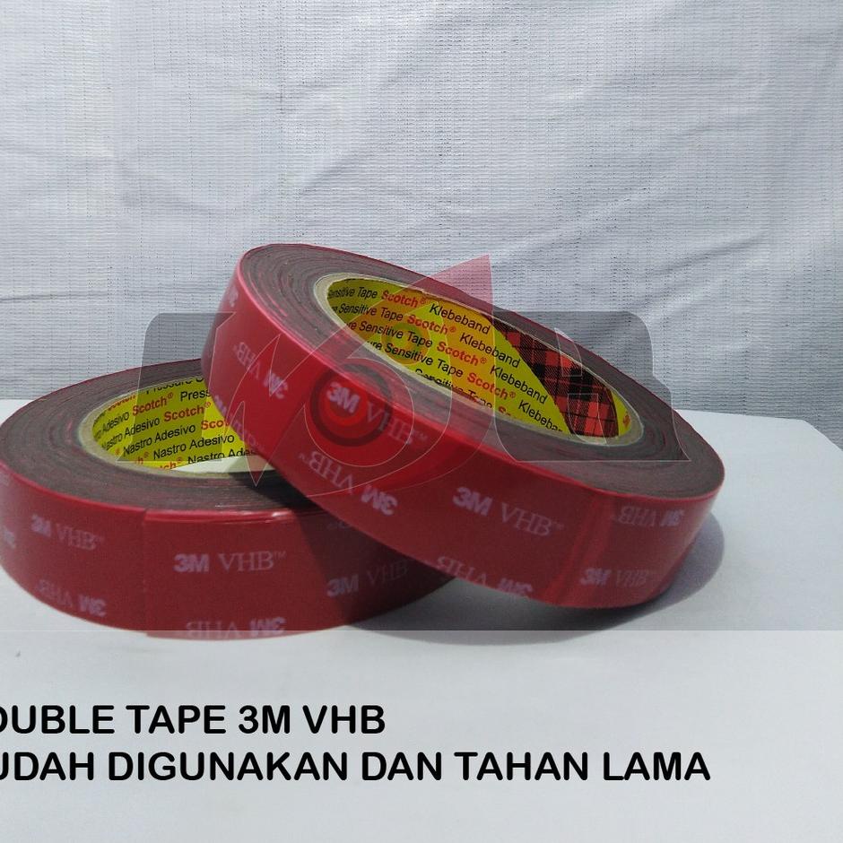 

✺✺ Double Tape 3M VHB 4900 size 24mm 450cm Lem Dobel Perekat Automotive