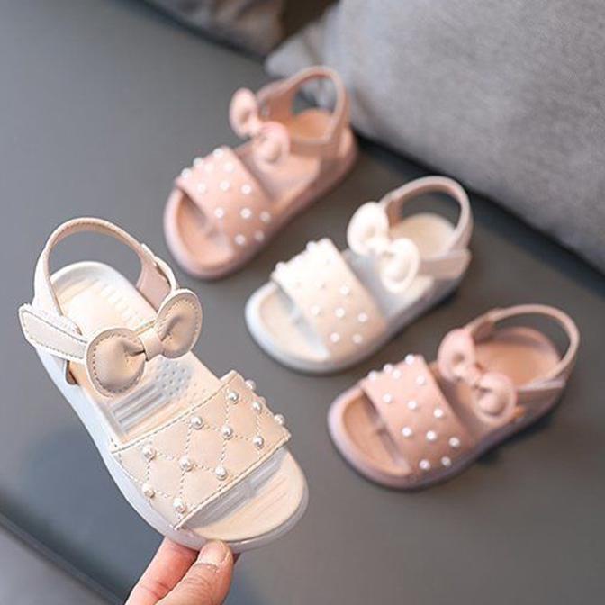 Sepatu Sandal Flat Anak Perempuan Fita Perola Import Murah (ZH-SS188)