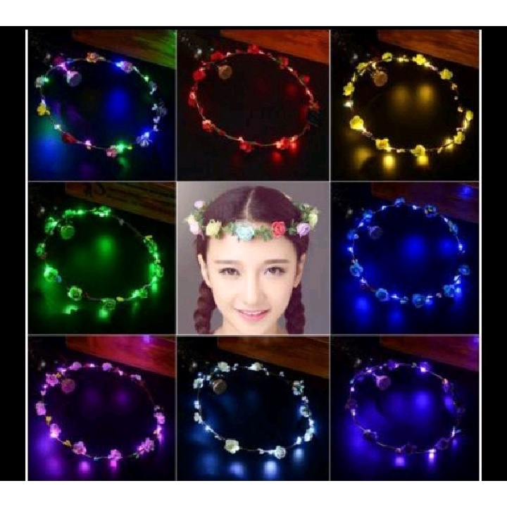 Promo Bando Pesta 2023 LED/Bando Party Happy NewYear 2023 Nyala/Bando Mahkota LED