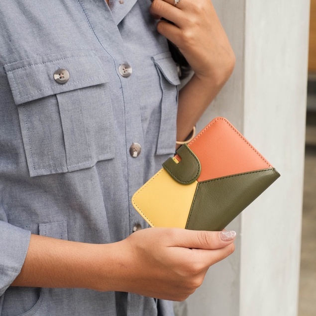 Dompet Kulit Wanita Asli Sapi - Dompet Wanita Asli Kulit Sapi - Dompet Wanita Lipat - Dompet Kulit W