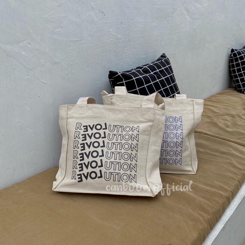 Totebag Kanvas TW Premium Revolution by canboom official