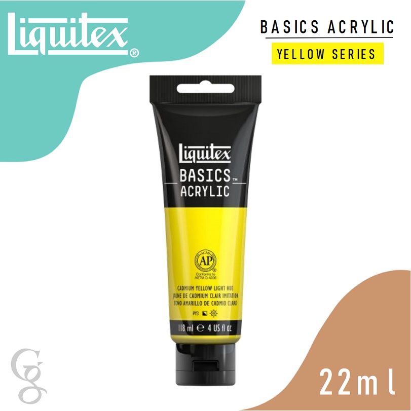 

Liquitex Basics Acrylic Color Paint 22ml | Liquitex Cat Lukis Akrilik 22ml | Yellow Series