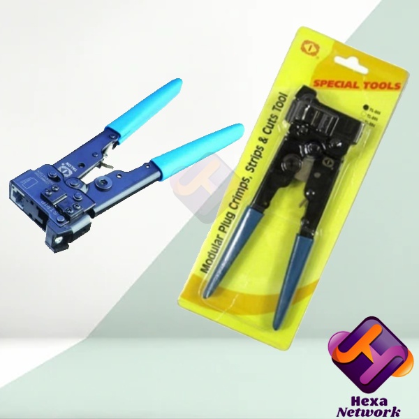 Talon TL-808 Crimping Tool Cat5 Cat.5e Model AMP Tang CRIMP STRIP CUT