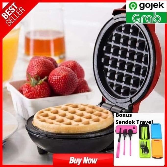 Cetakan Waffle Maker Mini Elektrik Cetakan Wafel Listrik