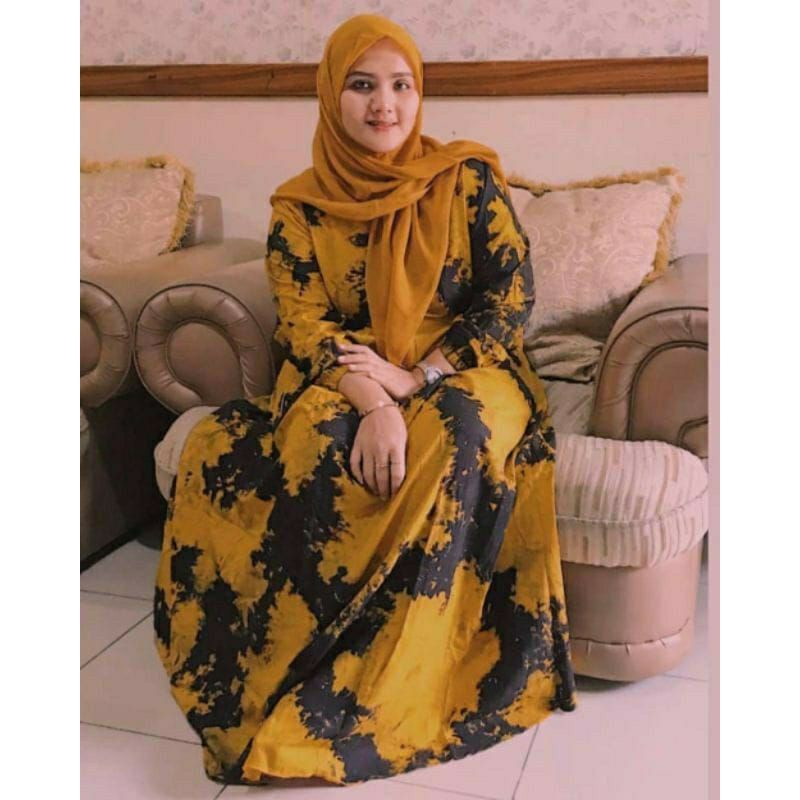 [Bisa COD] LJM-GAMIS TWILL RAYON TERBARU TERLARIS DAN KEKINIAN  GAMIS REMAJA BUSANA MUSLIM ELEGAN KE