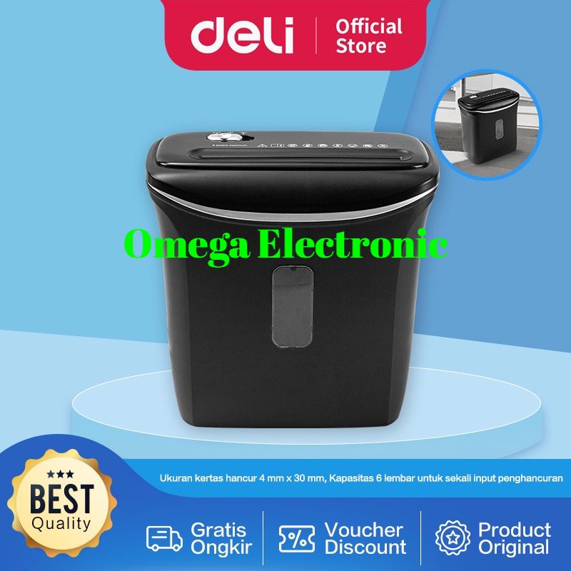 Deli E9945 Paper Shredder Mesin Penghancur Kertas Berkas E 9945