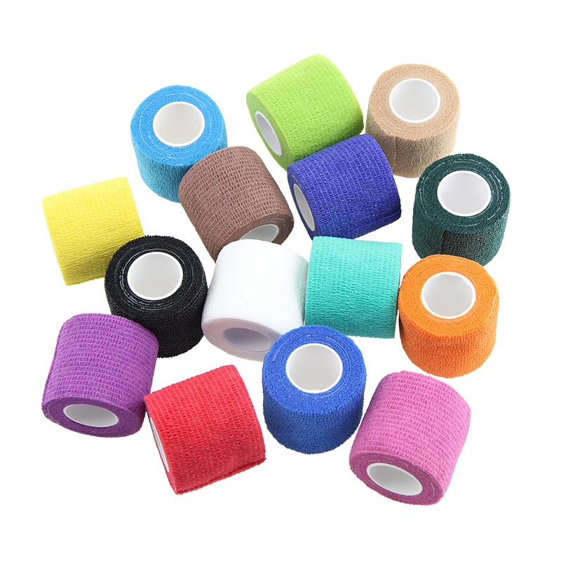 FINGER TAPE / WRIST TAPE PERBAN ELASTIS TAPPING OLAHRAGA 5 CM X 4.5 M FUTSAL SEPAKBOLA TENIS