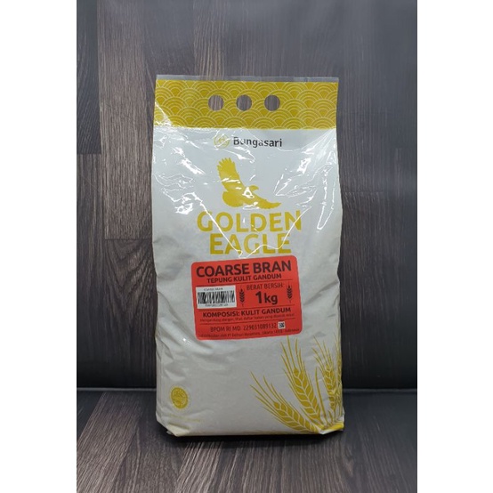 

TEPUNG KULIT GANDUM KASAR GOLDEN EAGLE COARSE BRAN 1 KG