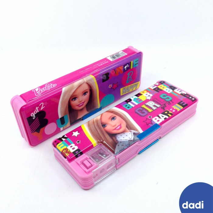 

BARBIE PENCIL CASE VINYL MAGNETIC - DADI/ TEMPAT PINSIL ANAK