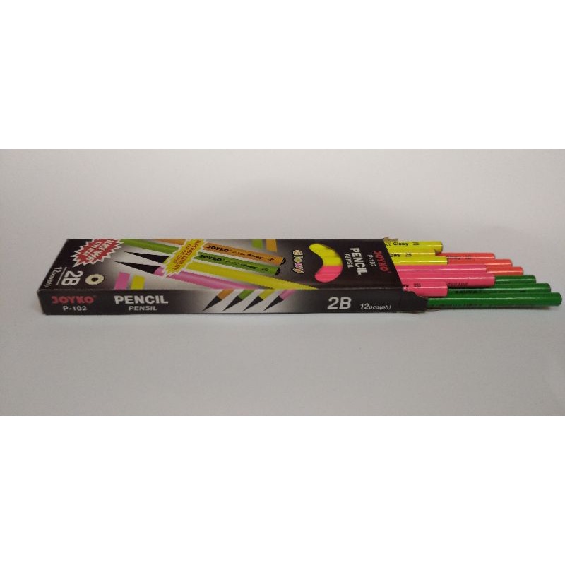 

PENCIL PENSIL JOYKO P-102 2B GLOWY 1PAK 12PCS