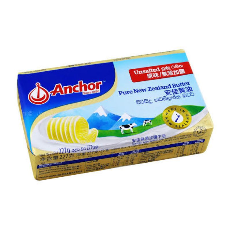 Anchor Butter Unsalted 227 gr / Butter Tawar