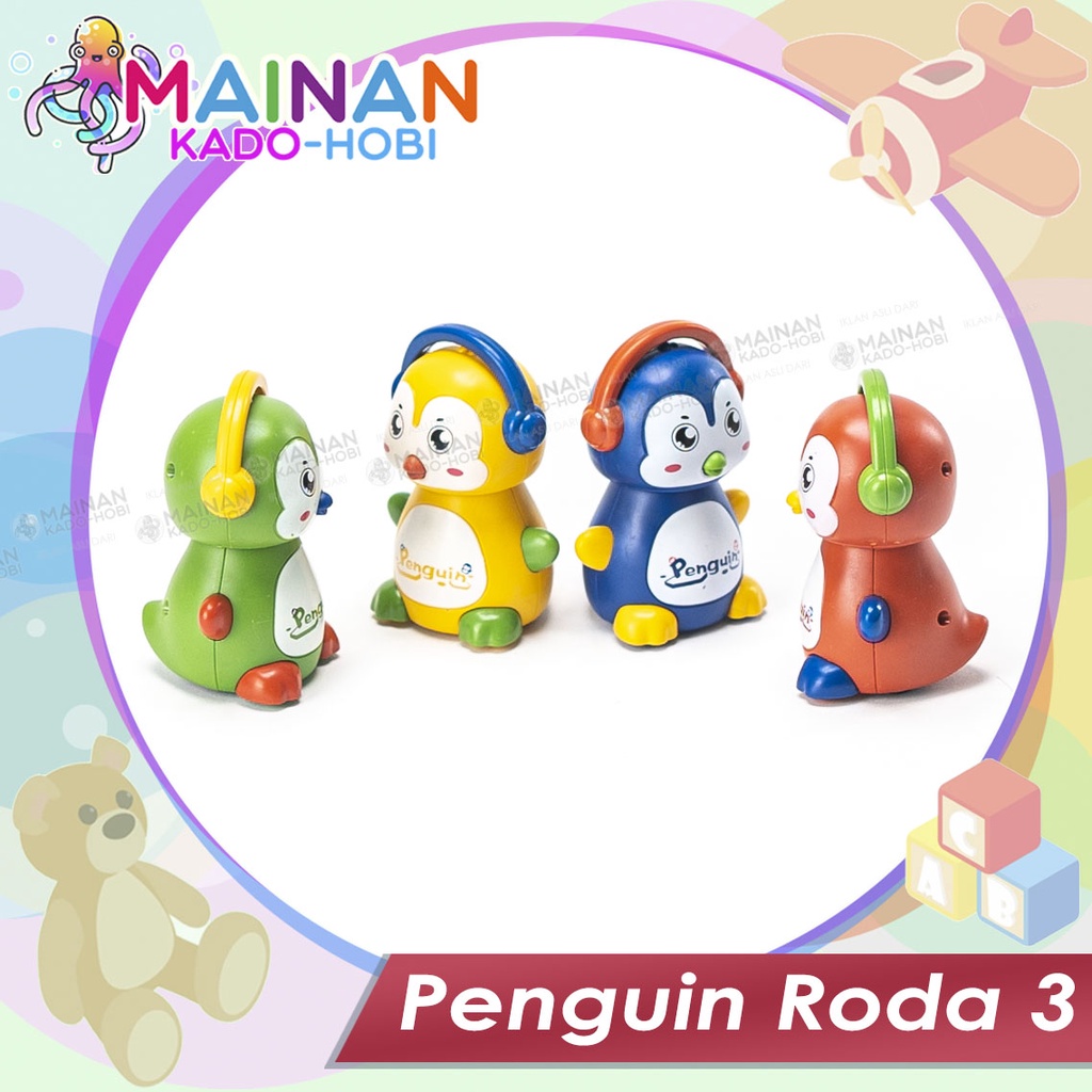 MAINAN ANAK MINI PULLBACK CAR ANIMAL HEWAN RODA 3