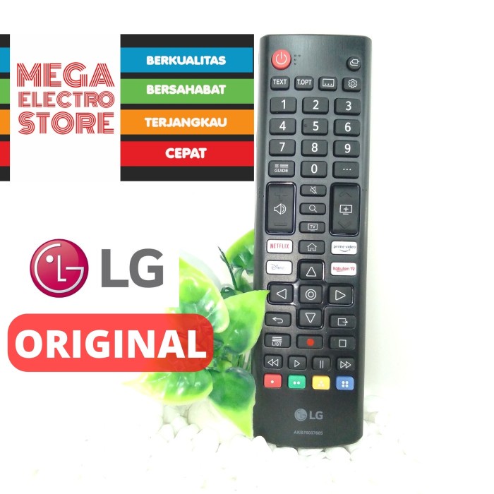 Ready stock] Remote / remot LG (ori) SMART TV NET FLIX - original 100% asli