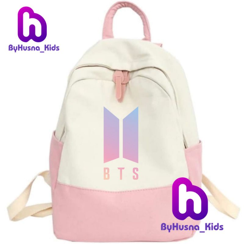 BTS TAS RANSEL ANAK PEREMPUAN BTS BT21 CUSTOM