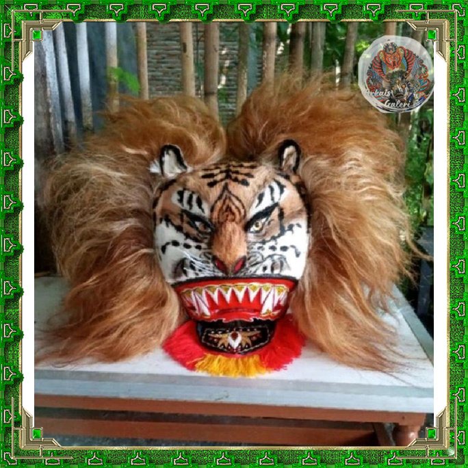 Barongan reog 45cm /cekatan/barongan bagus/barongan mini
