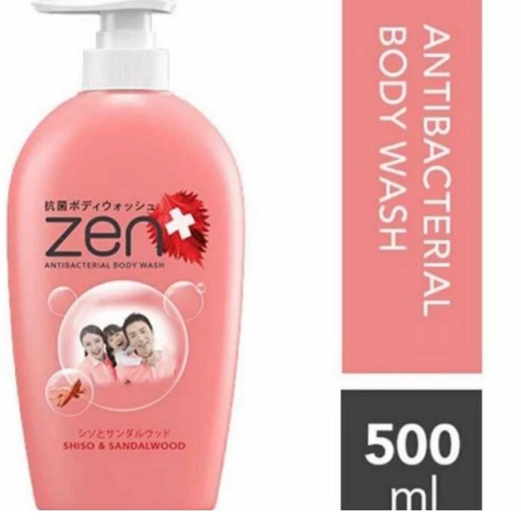code2t7Sh ZEN Body Wash Sabun Mandi Cair 500ml Botol Pump