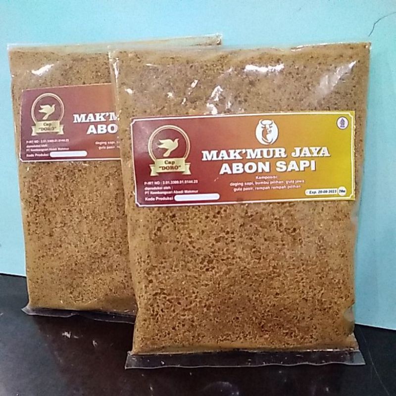 

ABON SAPI MAKMUR JAYA CAP DORO 250 GR