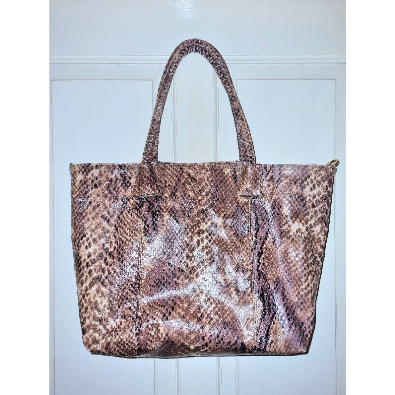 Tote Bag Snake Pattern Preloved