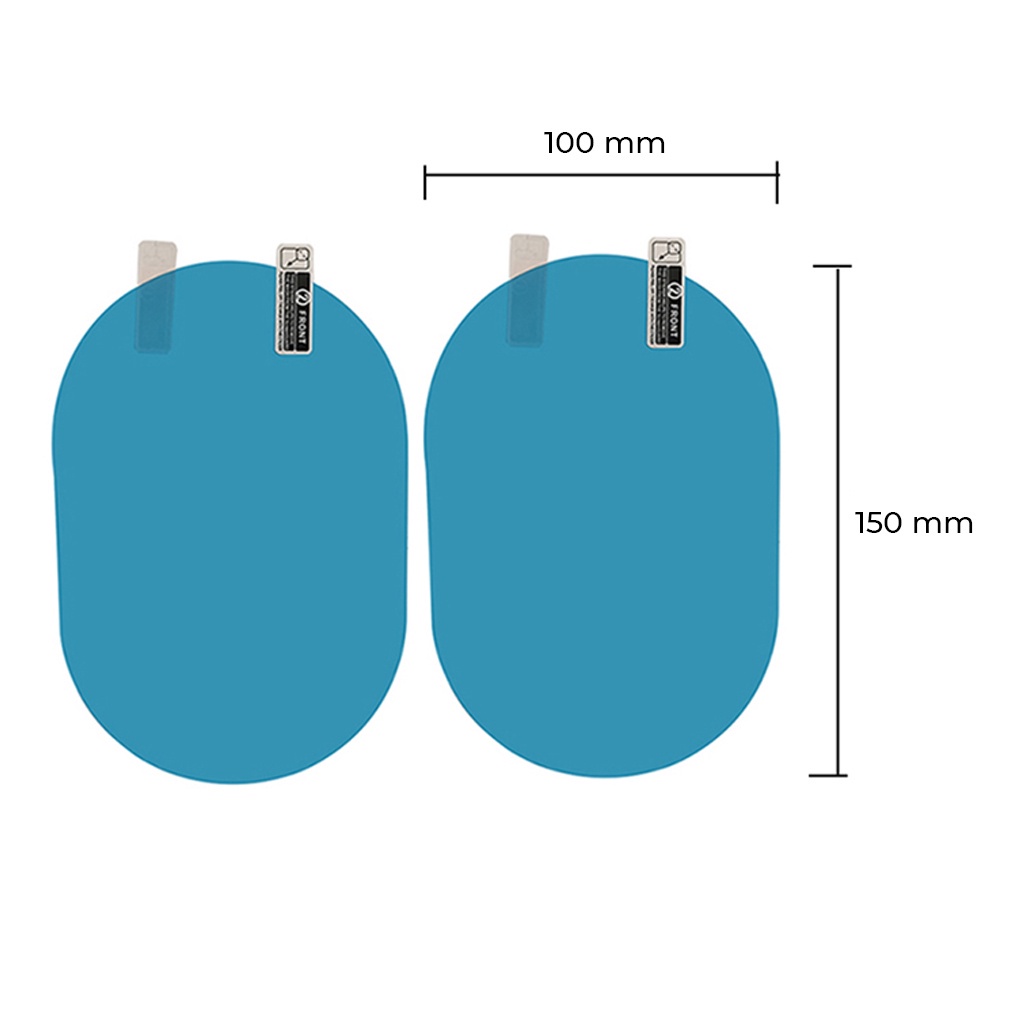 Stiker Anti Fog Untuk Spion Mobil Anti Air Embun Screen Guard Antifog Kaca Mobil isi 2 pcs Multifungsi