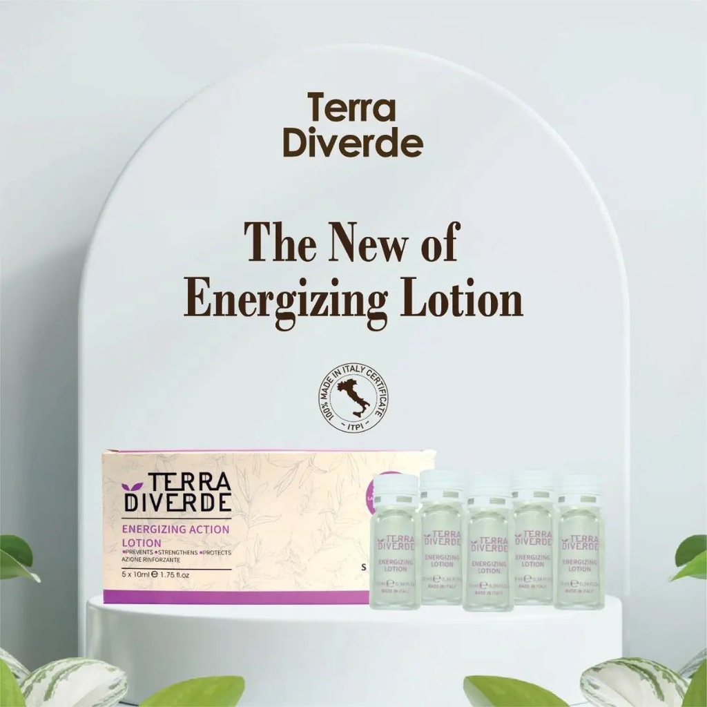 TERRA DIVERDE Energizing Action Lotion 5x10 ml ( for hair loss )