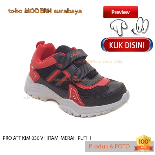 Sepatu anak sepatu sekolah sneakers kets velcoPRO ATT KIM 030 V