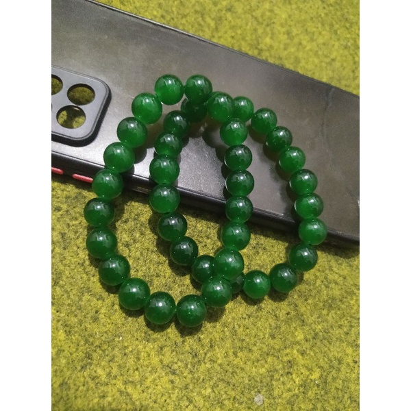 Gelang Batu Giok Kalimantan 10mm