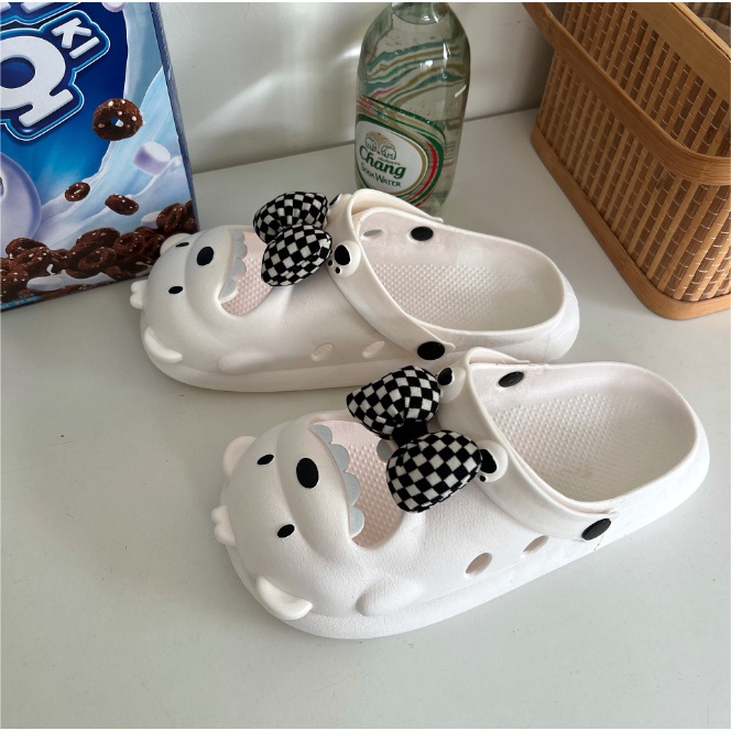 MlNlSO Sandal Slop Wanita Karet Jelly We Bare Bears Rubber Super Soft Elastic Rubber Slipper Non-Slip 1234