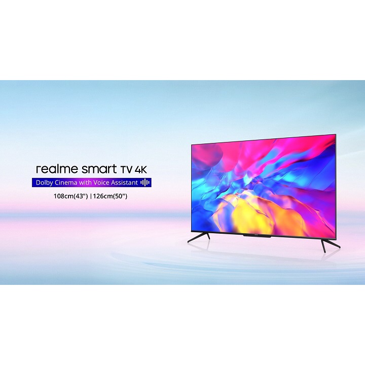 Realme Smart Tv Android LED 50 Inch Bezel Less Garansi Resmi Realme Indonesia