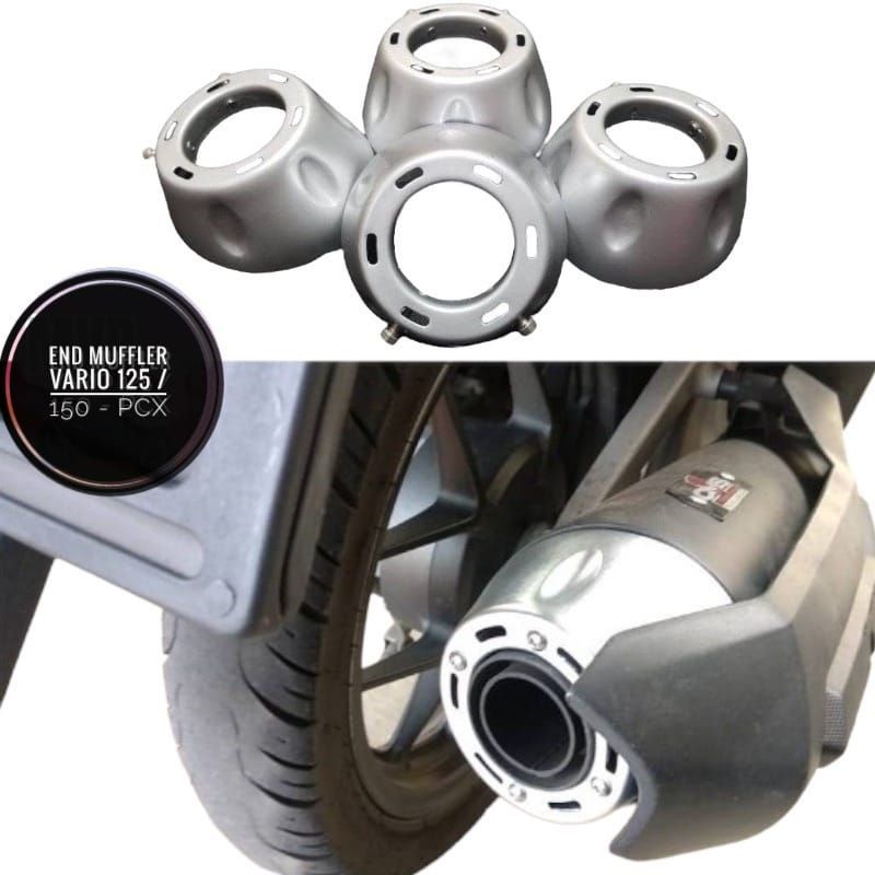 end muffler cup corong knalpot Vario 125 150 / pcx 150 full cnc