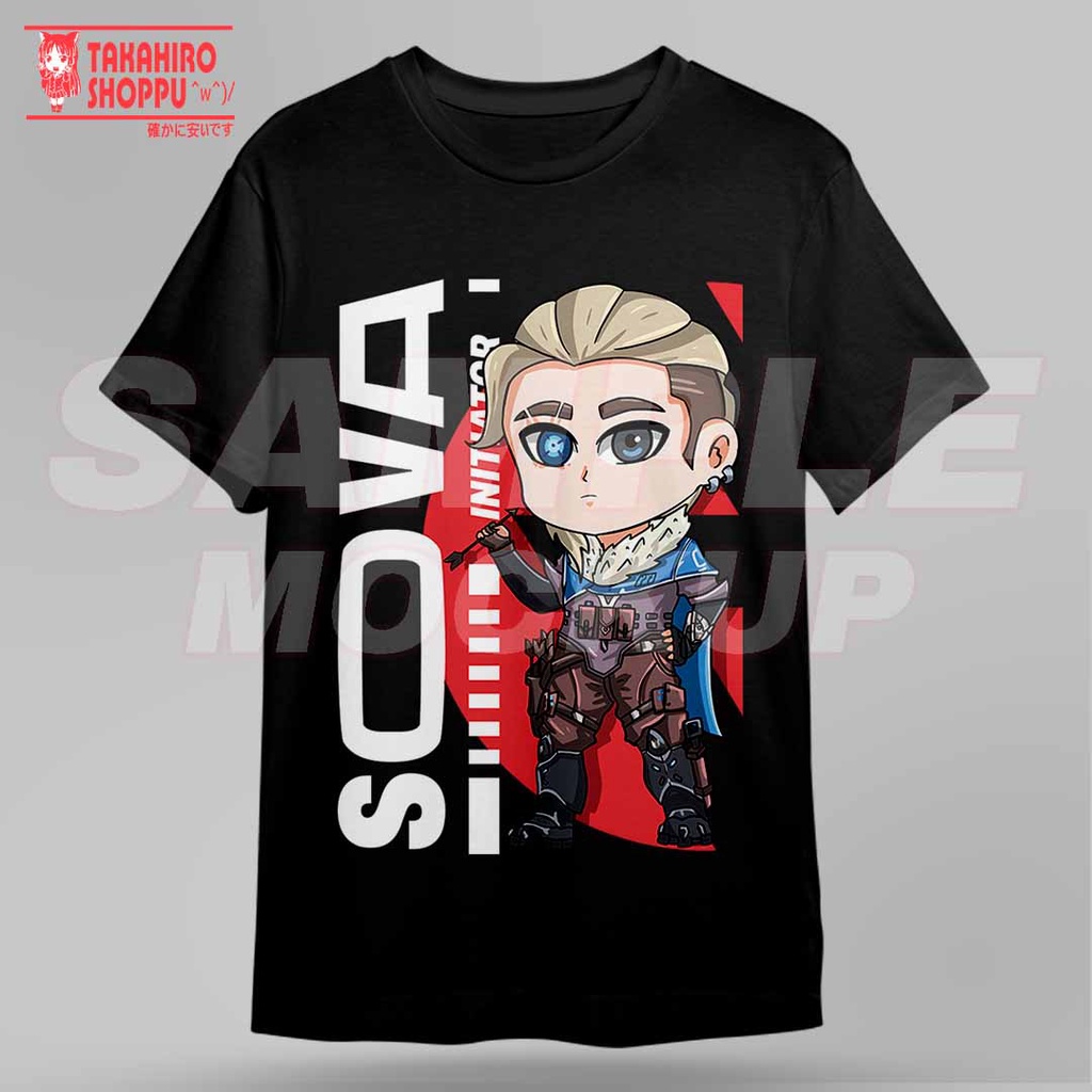 Baju Kaos anime VALORANT CHIBI - SOVA PRINT DTF