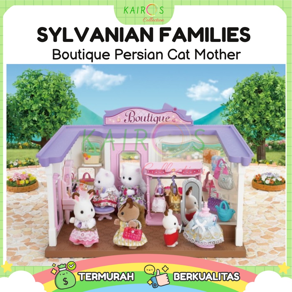 Sylvanian Families Boutique Persian Cat Mother