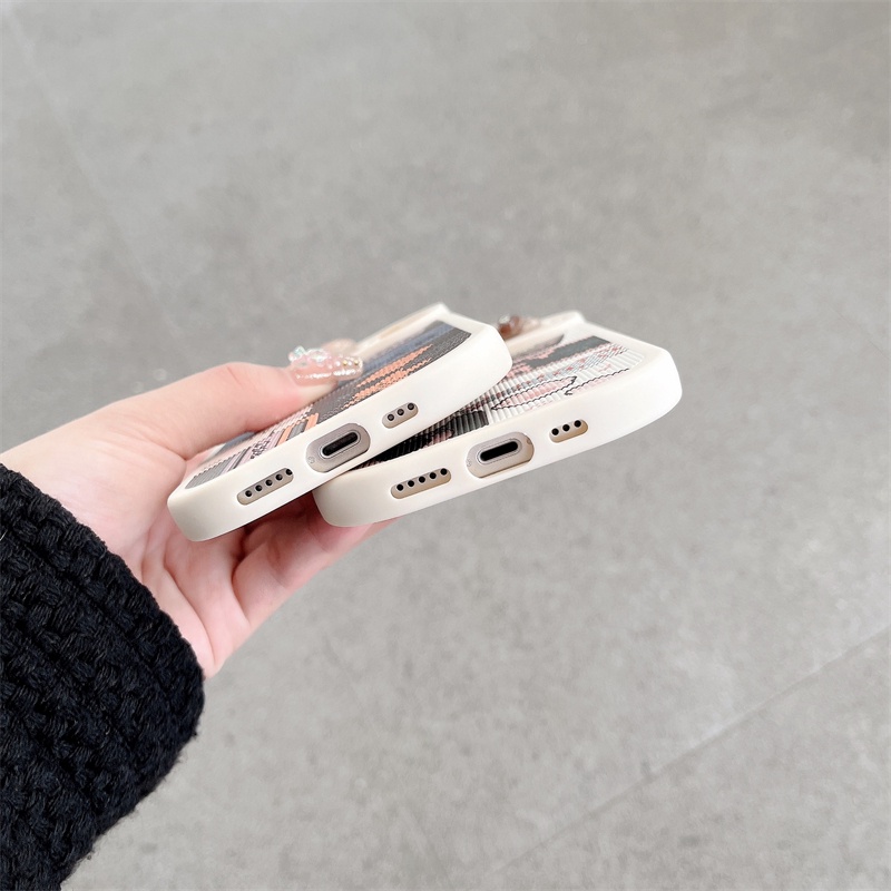 Case Pelindung Kamera Motif Kartun Beruang Anti Jatuh Untuk iPhone 14 12 13 Pro max 11