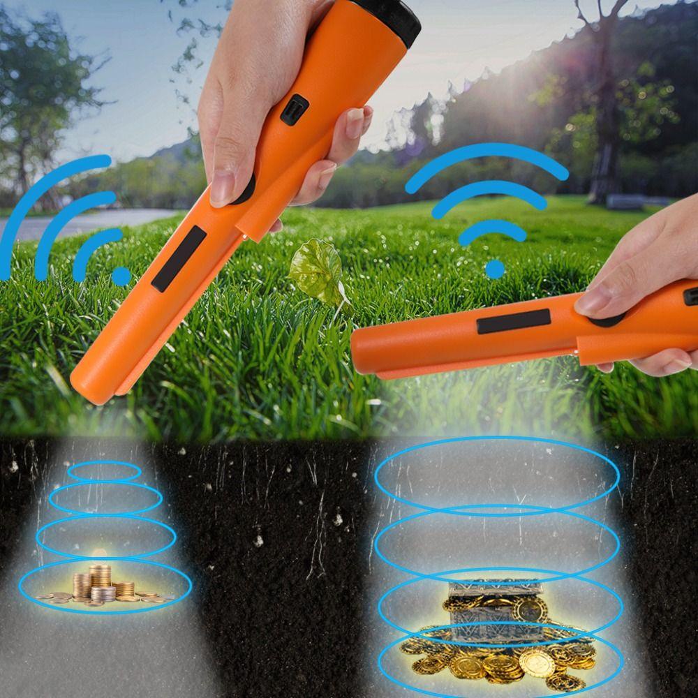 [Elegan] Metal Detector Handheld High Sensitivity Security Detector Scanning Pencari Emas Posisi Batang Detektor Detektor Logam Genggam Detektor Logam Tahan Air