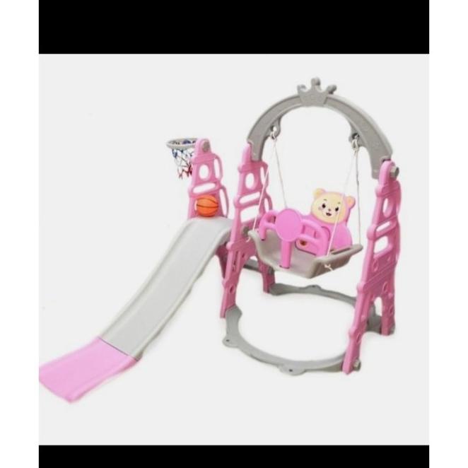 Nafeezail~ Playground Ayunan Perosotan 3In1 Vrt-1110 Ring Basket Slide