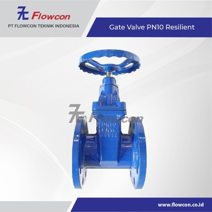 GATE VALVE RESILIENT PN10 SIZE 12" FLOWCON