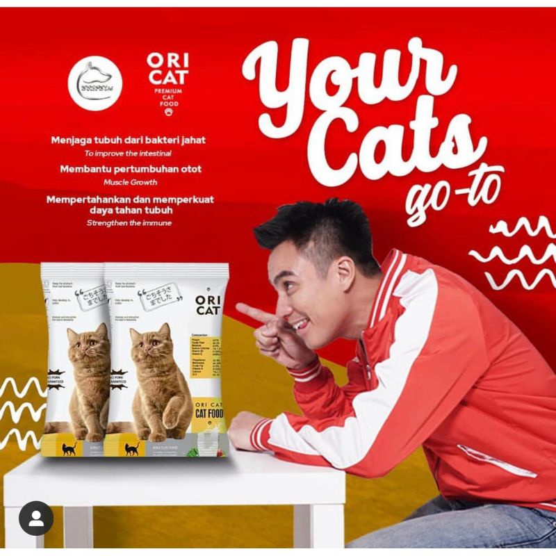 ORI CAT MAKANAN KUCING/ CAT FOOD ORI CAT BAIM WONG / MAKANAN KUCING MURAH BERKUALITAS